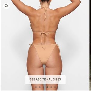 Skims Swim bikini bottoms in color Ochre